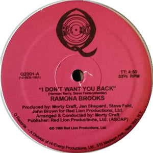Ramona Brooks – I Don't Want You Back