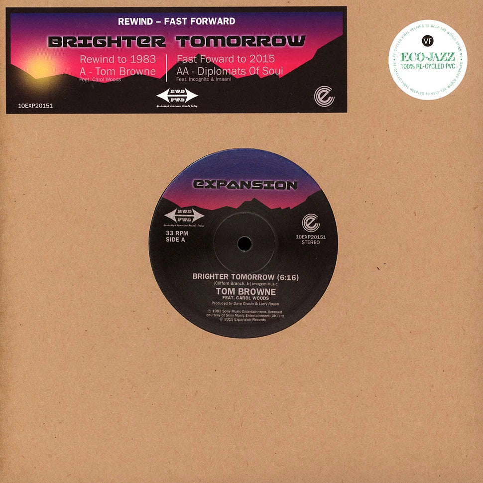 TOM BROWNE / DIPLOMATS OF SOUL / BRIGHTER TOMORROW (10 inch)