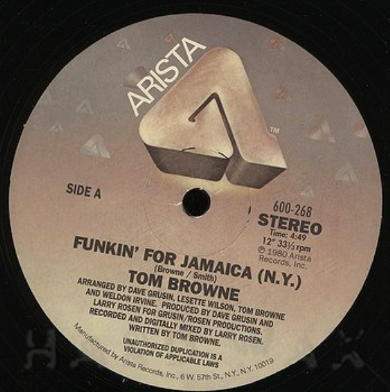 Tom Browne – Funkin' For Jamaica (N.Y.)