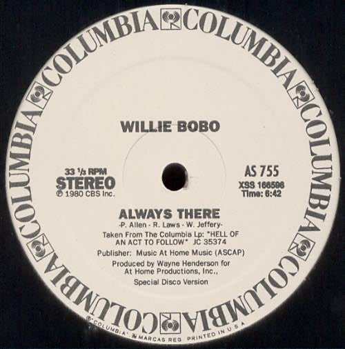 Willie Bobo / Rodney Franklin – Always There / The Groove