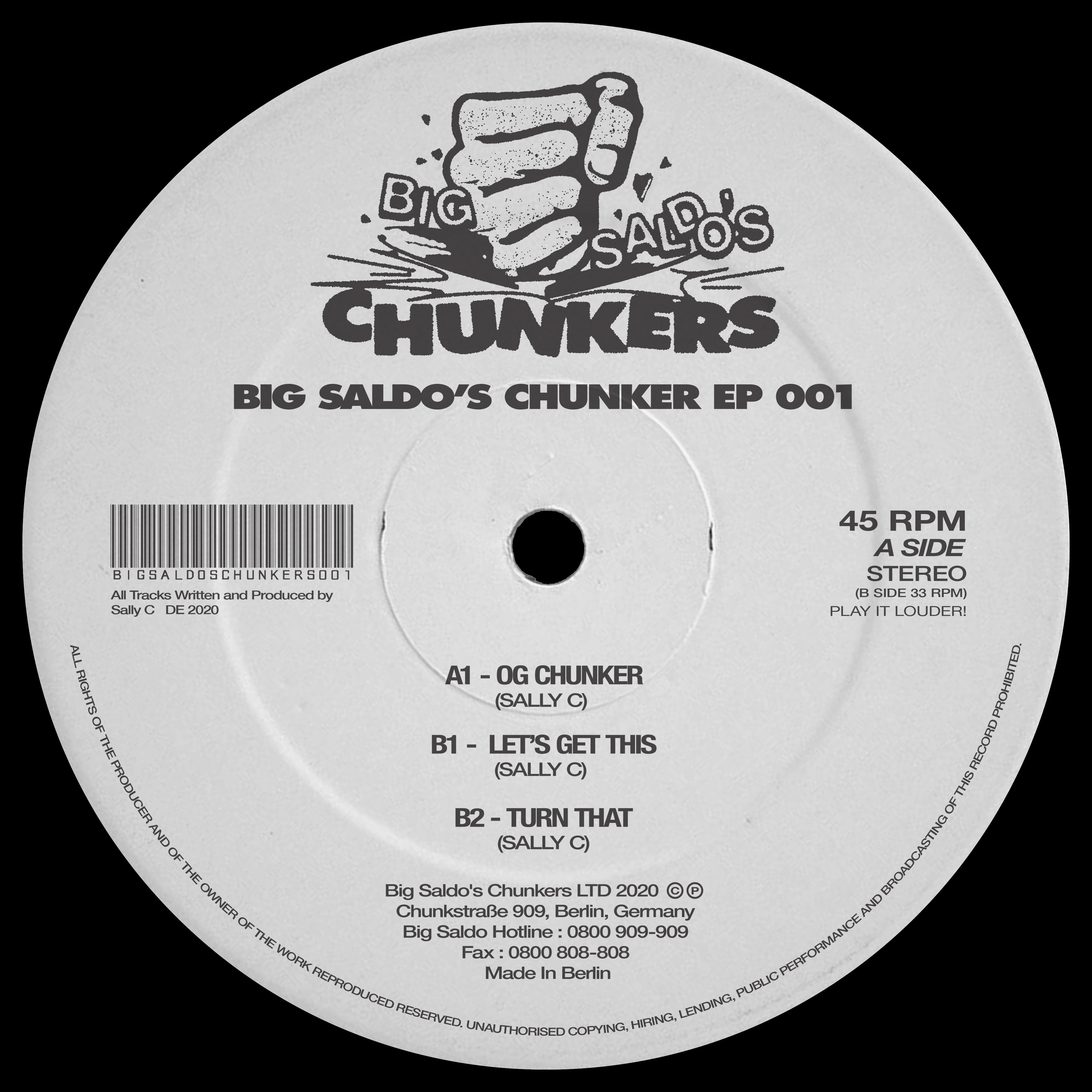 Sally C – Big Saldo's Chunker EP 001