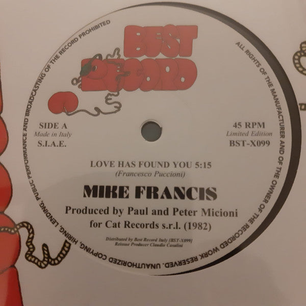 Mike Francis – Love Has Found You / Nightime Lady