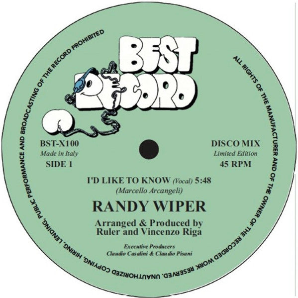 Randy Wiper – I'd Like To Know