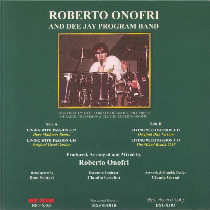 Roberto Onofri And Dee Jay Program Band – Living With Passion