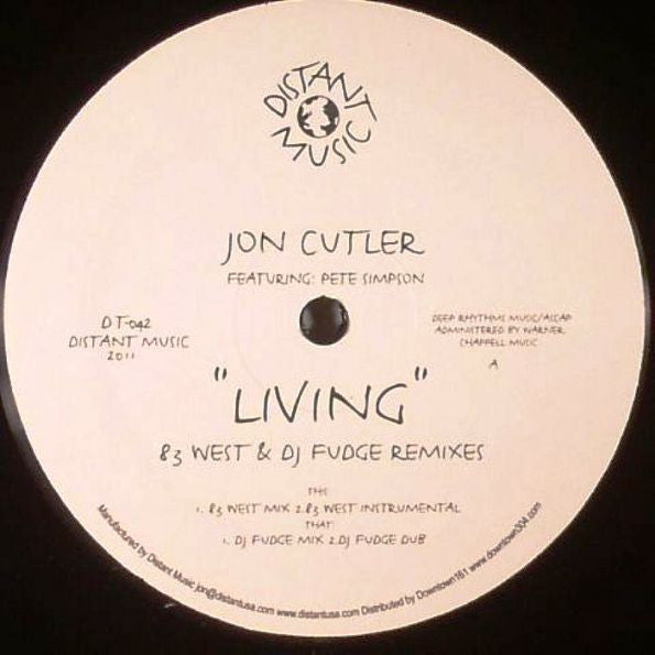 Jon Cutler Featuring Pete Simpson – Living (Remixes)