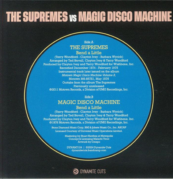 The Supremes vs Magic Disco Machine – Bend A Little