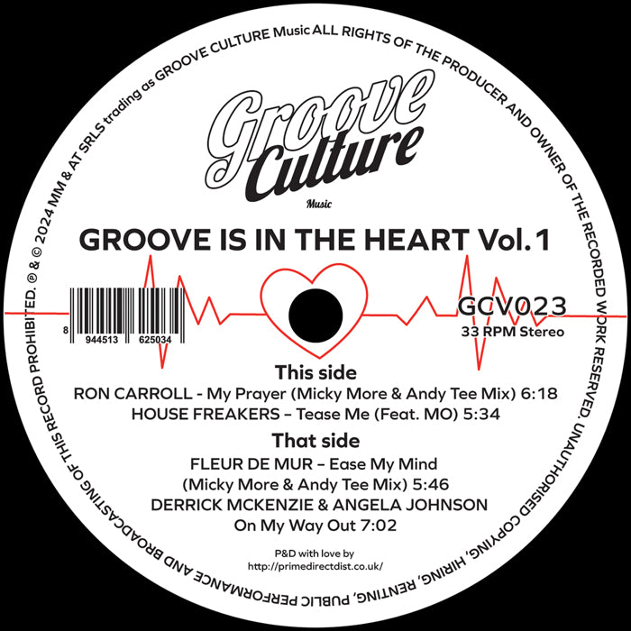 Micky More & Andy Tee / Ron Carroll Featuring Angela Johnson - Groove Is In The Heart Vol 1