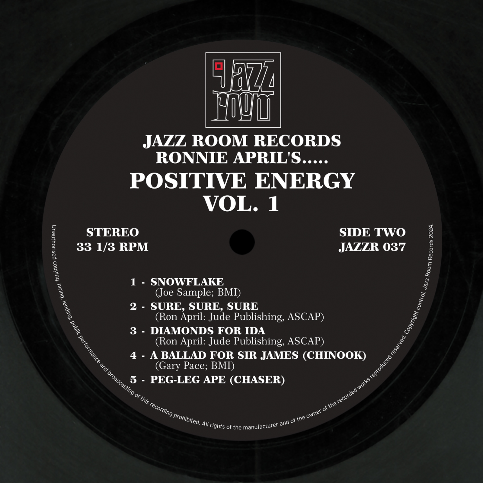 Ronnie April's – Positive Energy Volume 1