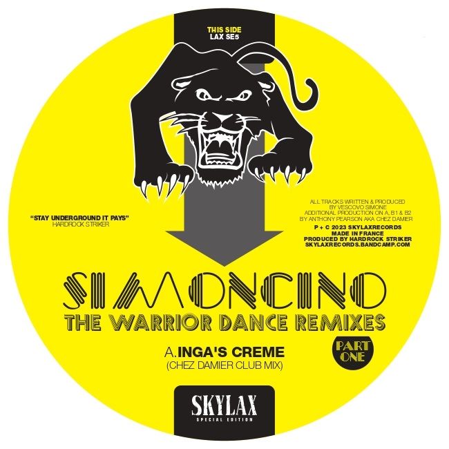 Simoncino – The Warrior Dance Remixes Part 1