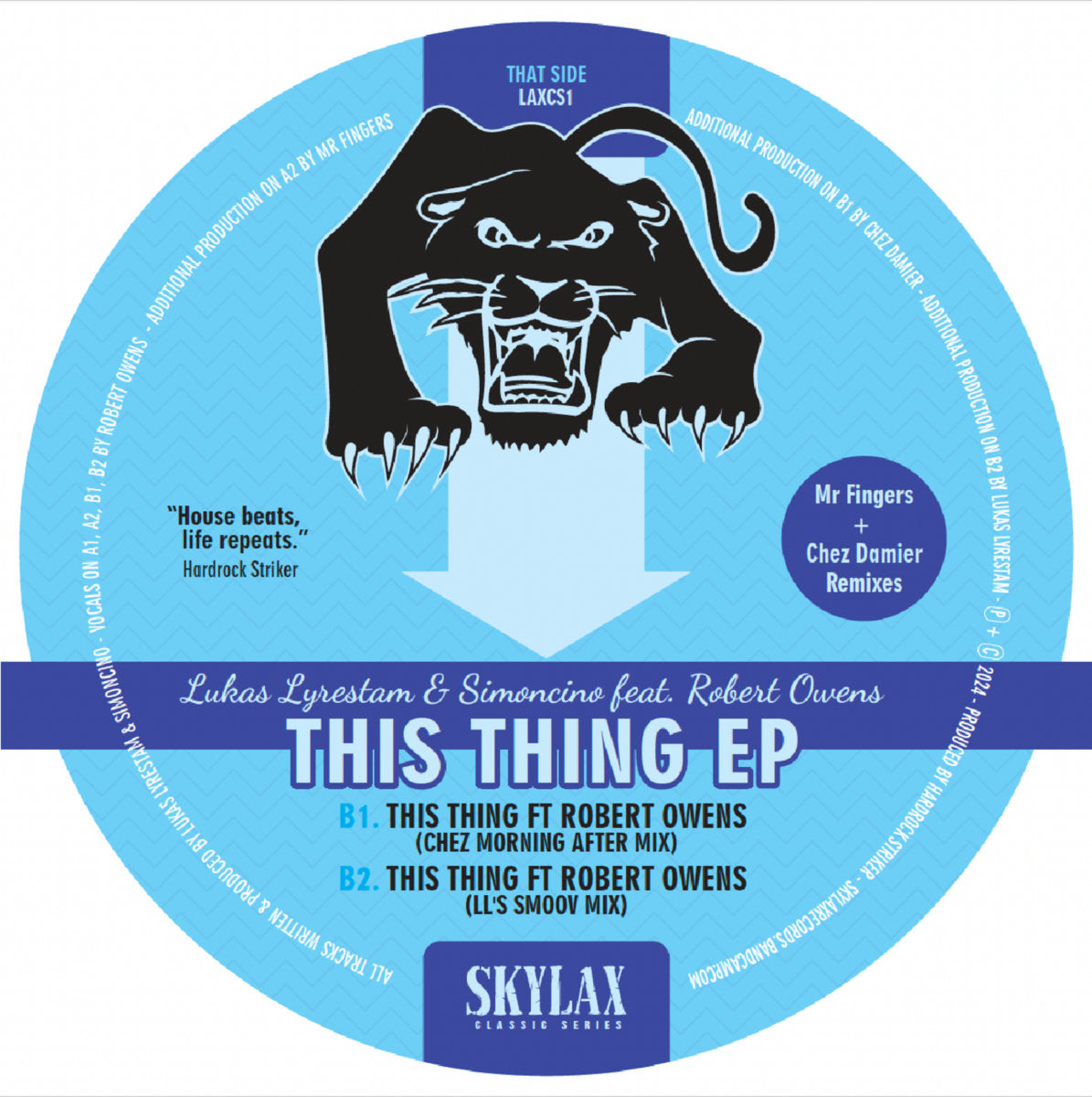 Lukas Lyrestam & Simoncino feat. Robert Owens - This Thing EP (Mr Fingers & Chez Damier Remixes)