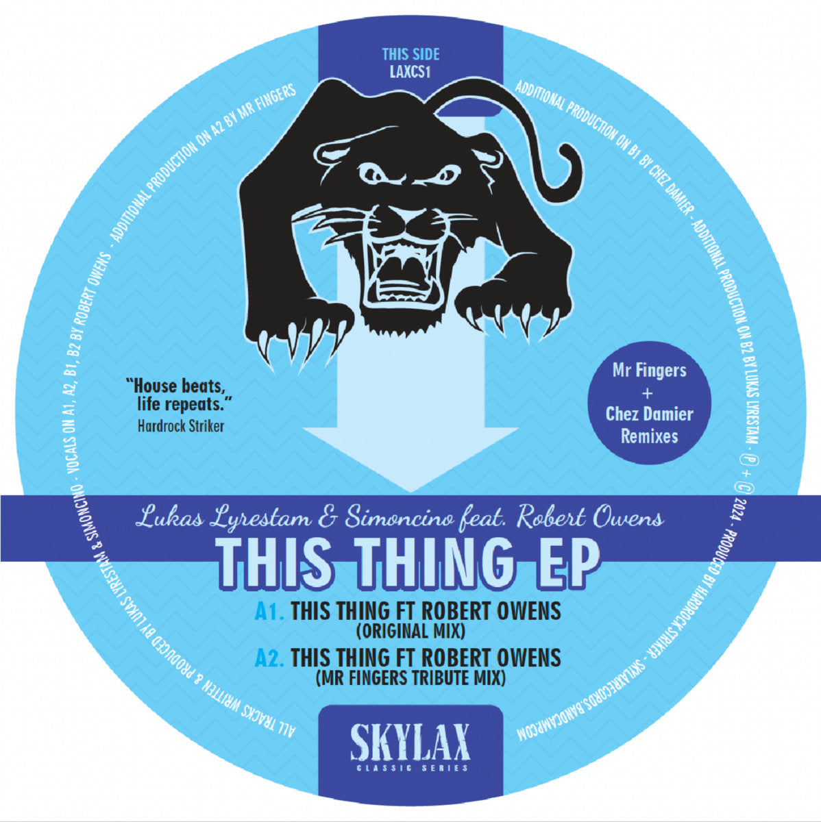 Lukas Lyrestam & Simoncino feat. Robert Owens - This Thing EP (Mr Fingers & Chez Damier Remixes)