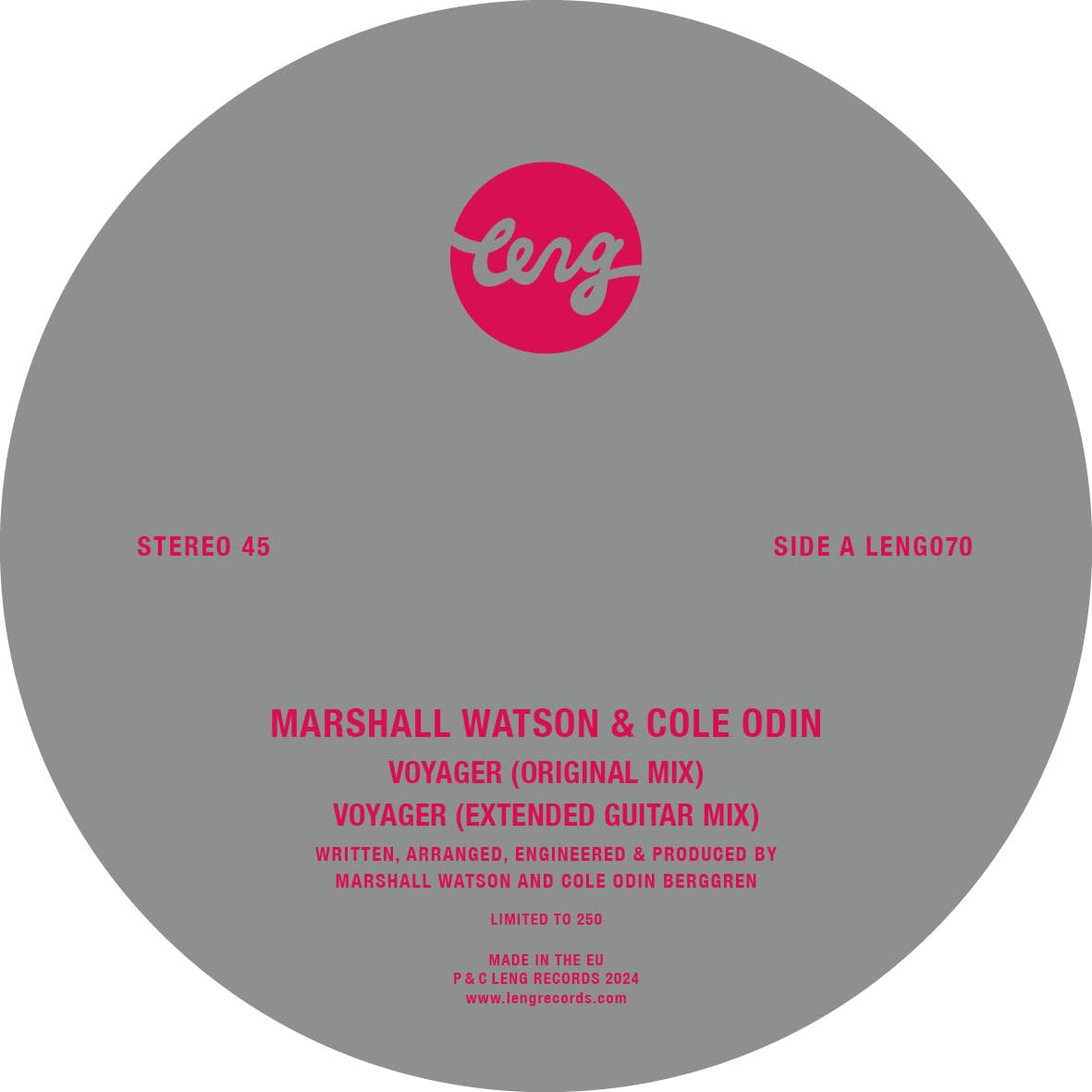 Marshall Watson & Cole Odin – Voyager