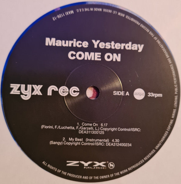 Maurice Yesterday – Come On