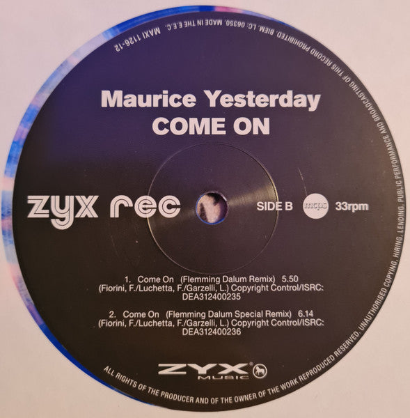 Maurice Yesterday – Come On