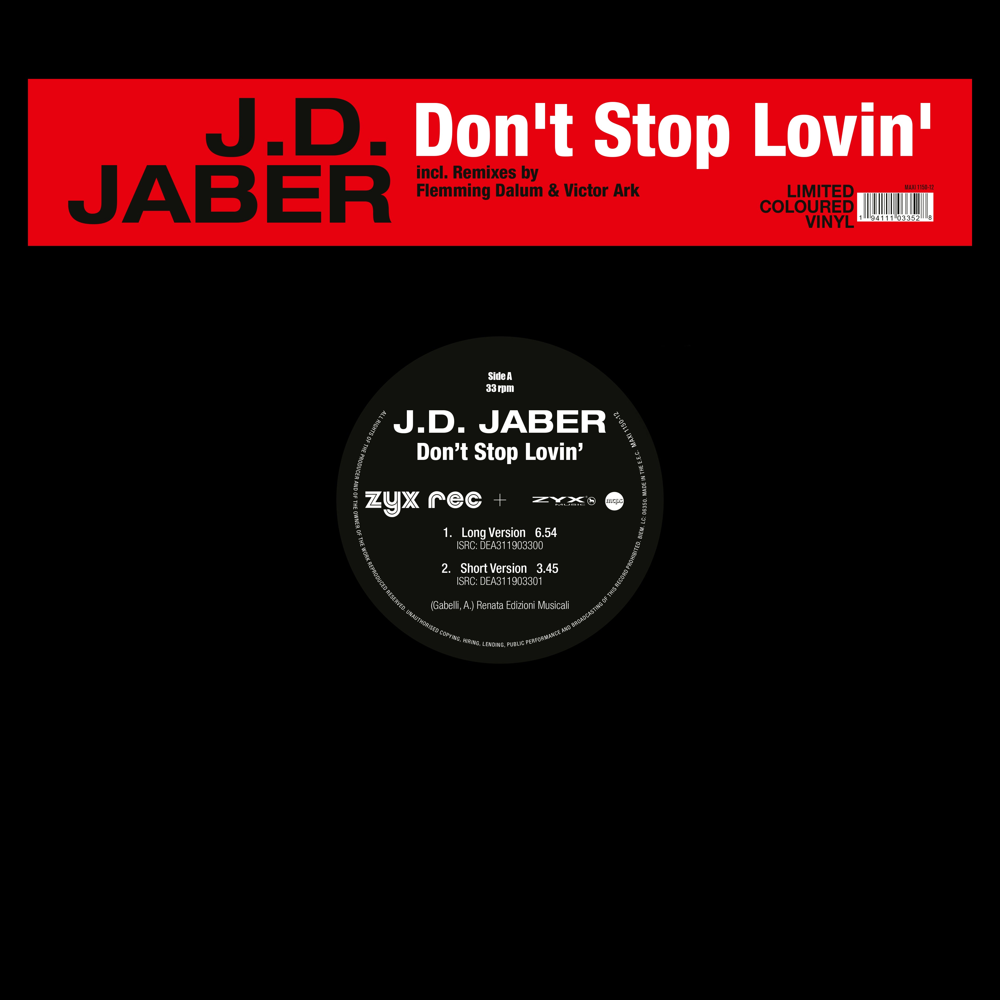 J.D. Jaber – Don't Stop Lovin'