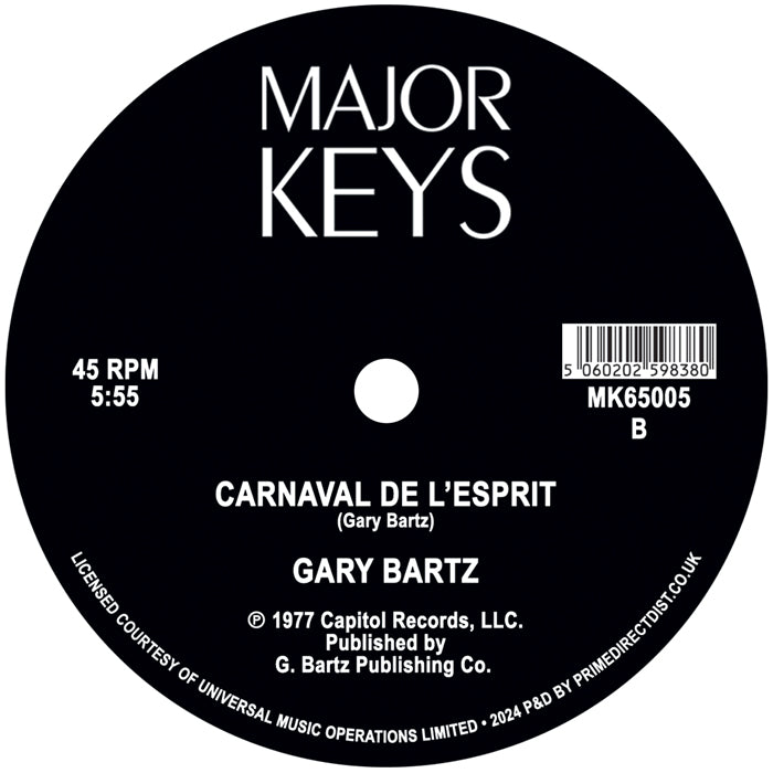 Gary Bartz – Music Is My Sanctuary / Carnaval De L'Esprit