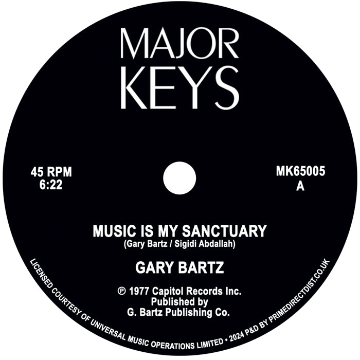 Gary Bartz – Music Is My Sanctuary / Carnaval De L'Esprit