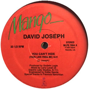 David Joseph - You Can't Hide (Your Love From Me) (Larry Levan Mix)