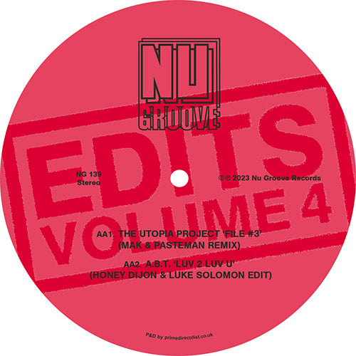 Various – Nu Groove Edits Volume 4