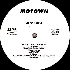 Marvin Gaye - Got To Give It Up / After the Dance