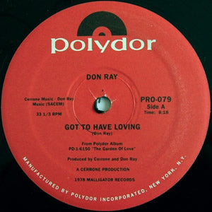 Don Ray – Got to Have Loving / Standing In The Rain