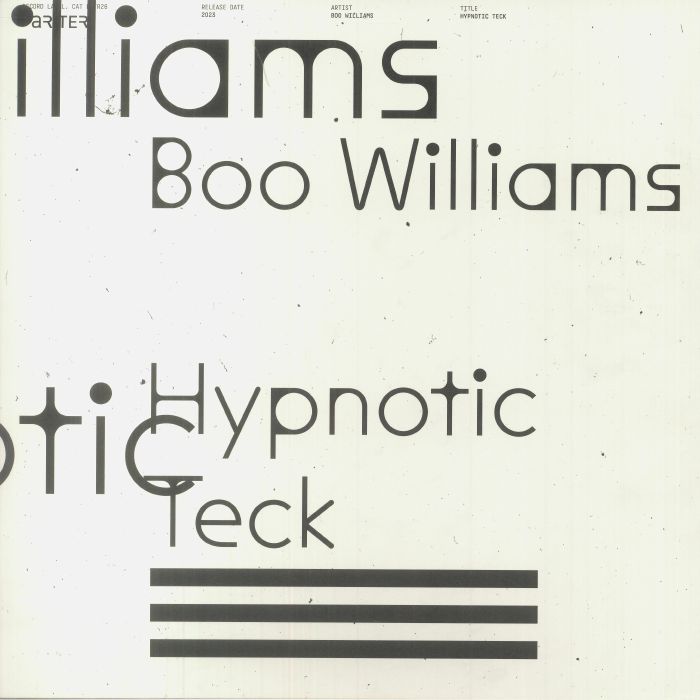 Boo Williams – Hypnotic Teck