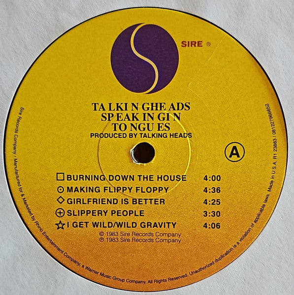 Talking Heads – Speaking In Tongues