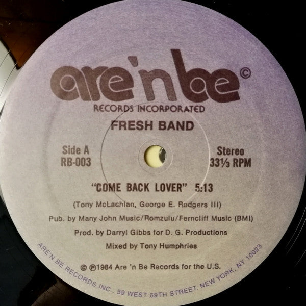 Fresh Band – Come Back Lover