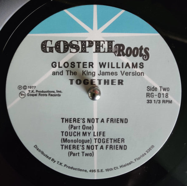 Gloster Williams and The King James Version – Together