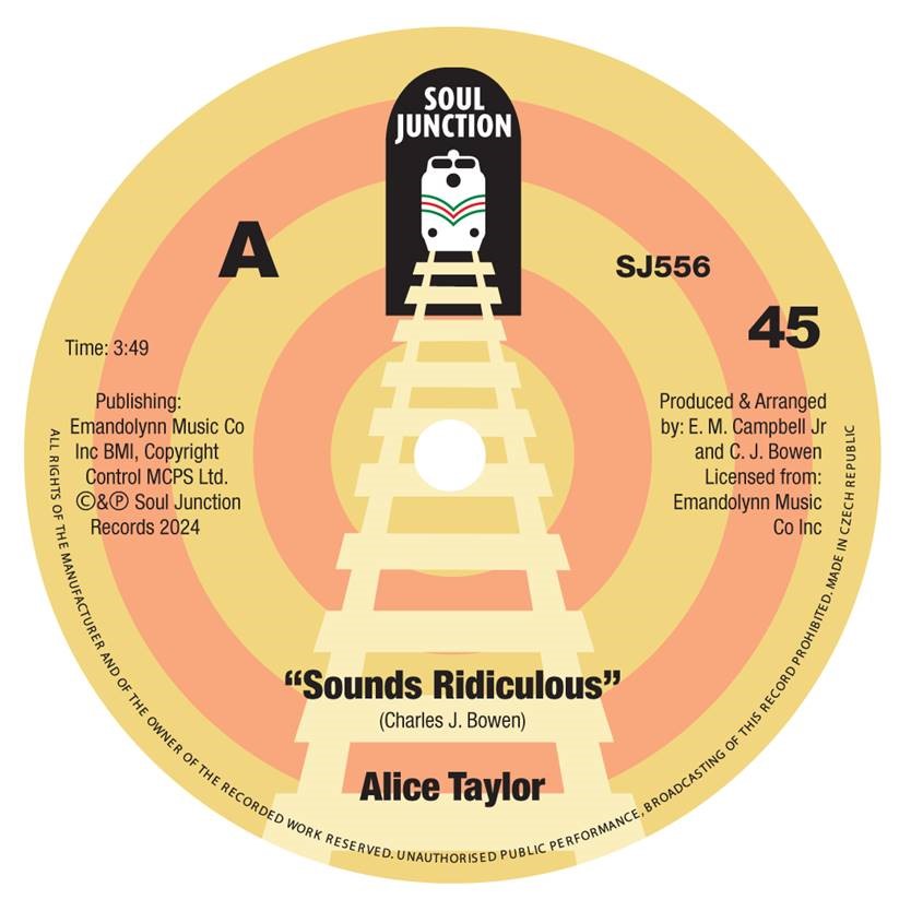 Alice Taylor - Sounds Ridiculous / (I’m In Love With A) Rock ‘n’ Roll Singin’ Superstar