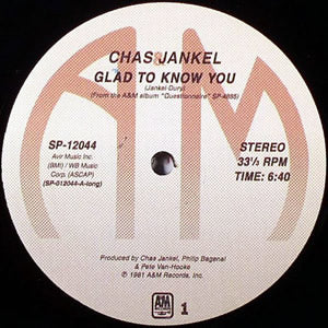 Chas Jankel – Glad To Know You