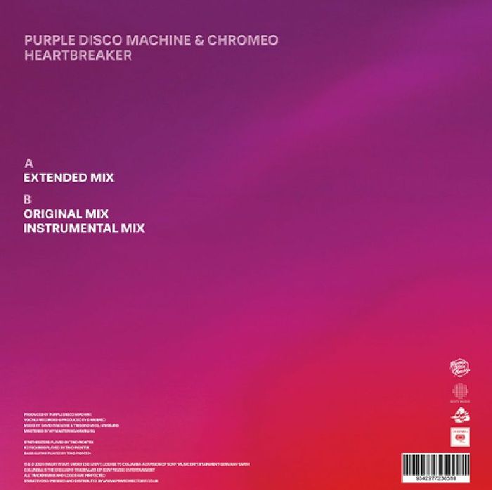 Purple Disco Machine & Chromeo - Heartbreaker