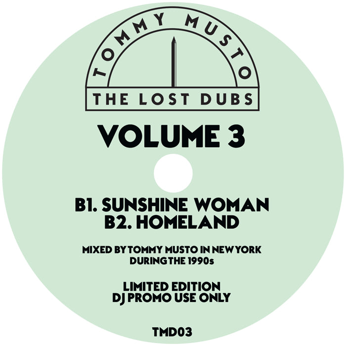 Tommy Musto - The Lost Dubs - Vol 3