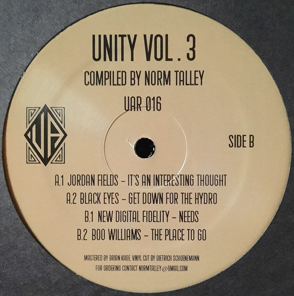 Norm Talley / Various – Unity Vol. 3