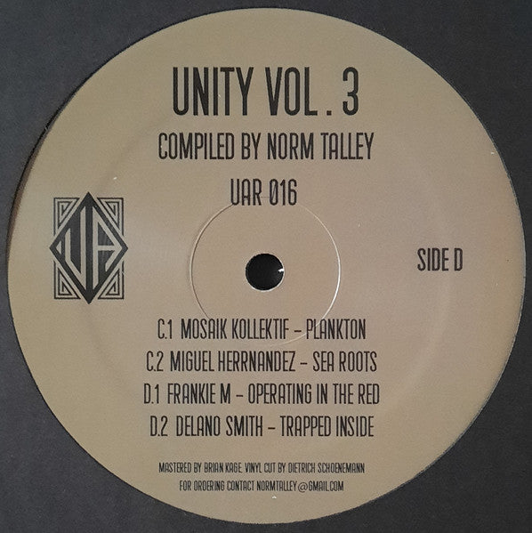 Norm Talley / Various – Unity Vol. 3