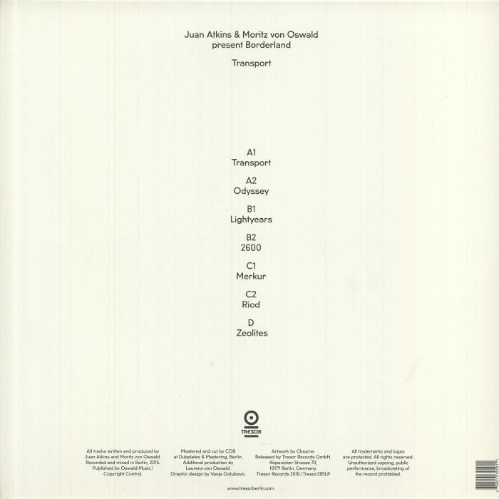 Juan Atkins & Moritz von Oswald Present Borderland – Transport