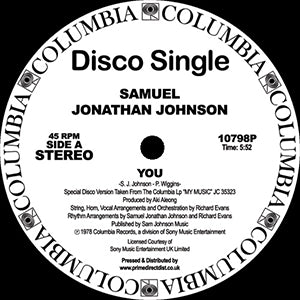 SAMUEL JONATHAN JOHNSON / YOU  /  MY MUSIC
