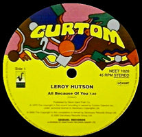 LEROY HUTSON / ALL BECAUSE OF YOU EP