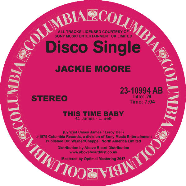 JACKIE MOORE / THIS TIME BABY