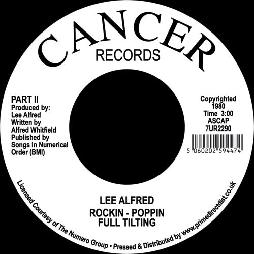 LEE ALFRED / ROCKIN – POPPIN FULL TILTING (7 inch) -RSD LIMITED-