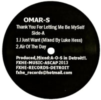 OMAR-S / THANK YOU FOR LETTING ME BE MYSELF PART 1 (2xLP)