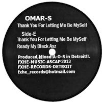 OMAR-S / THANK YOU FOR LETTING ME BE MYSELF PART 2 (2xLP)