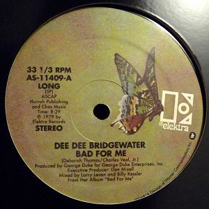 Dee Dee Bridgewater Bad for Me (incl. Larry Levan Mix) / Back of Your Mind