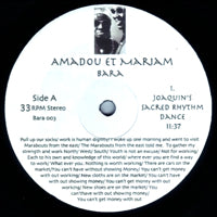 AMADOU ET MARIAM / BARA-JOE CLAUSSELL REMIXES