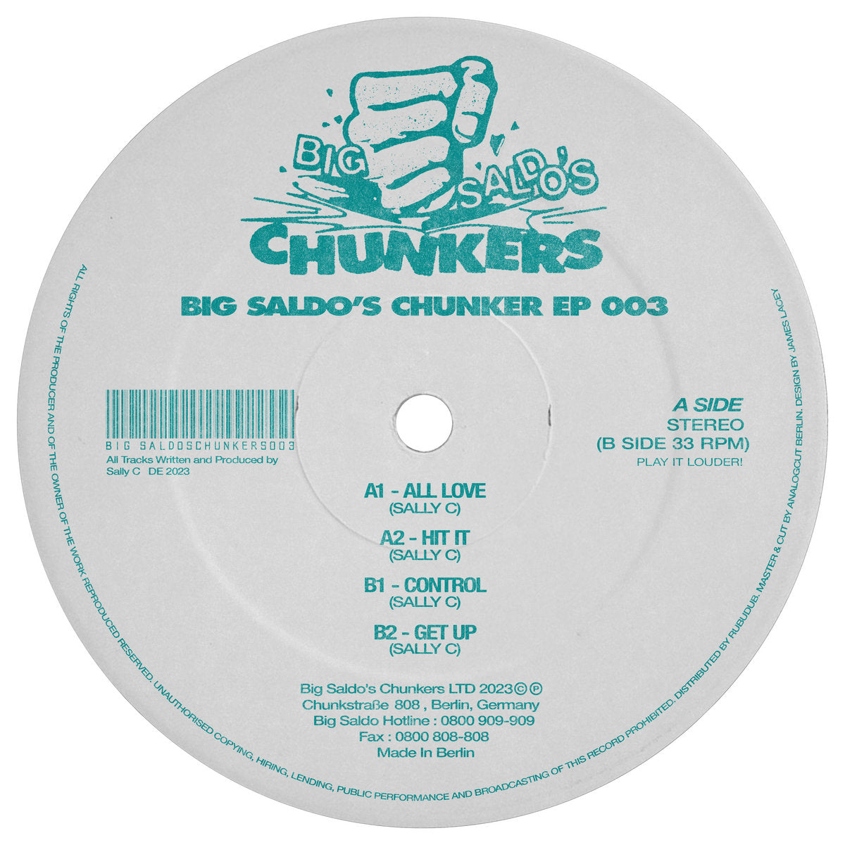 Sally C – Big Saldo's Chunker 003