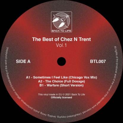 VA / THE BEST OF CHEZ N TRENT VOL. 1 (LIMITED RED VINYL)