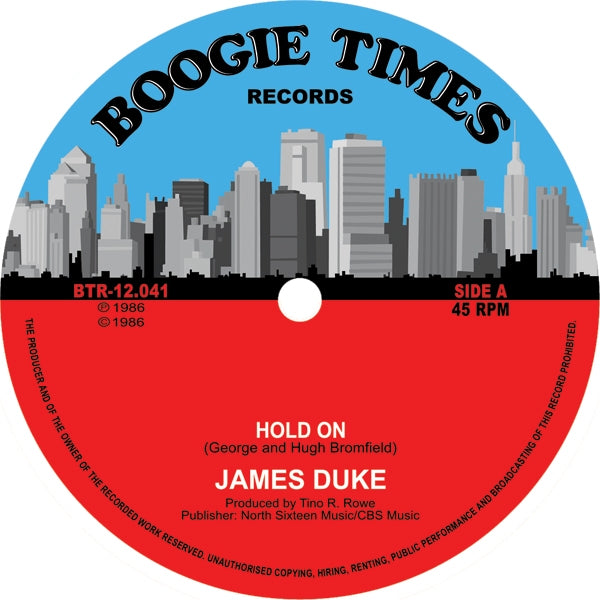 JAMES DUKE / HOLD ON