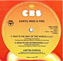 EARTH,WIND & FIRE / THAT'S THE WAY OF THE WORLD - LIVE