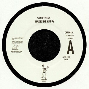 CEDAR ROOM PARTY / SWEETNESS MAKES ME HAPPY  /  100% FANTACY (7 inch)