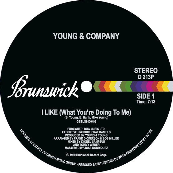 YOUNG &amp; COMPANY / I LIKE (WHAT YOU'RE DOING TO ME) -RSD LIMITED-